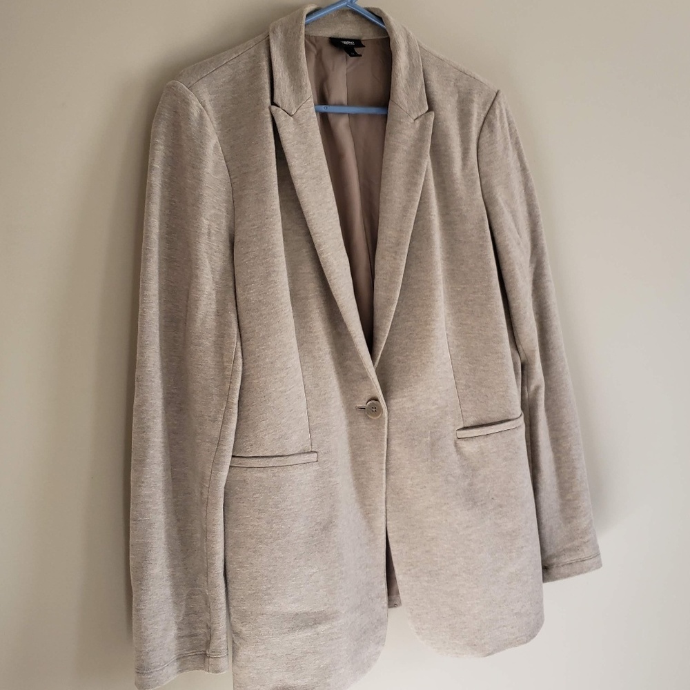 Machine washable easy-fitting casual blazer